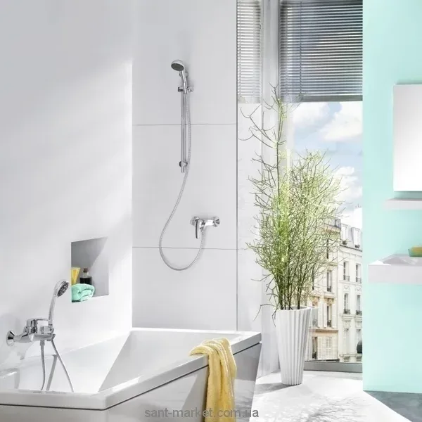 Baterie cada - dus Grohe BauEdge crom picture - 5