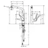 Baterie bucatarie cu dus extractibil Hansgrohe Metris M71 crom 1 functie picture - 2