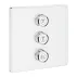 Baterie alba dus Grohe Grohtherm SmartControl patrata cu 3 iesiri picture - 1