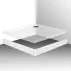 Cadita dus plata rectangulara Roth Kvadro 120x90 picture - 3