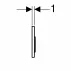Clapeta de actionare Geberit Omega20 negru crom lucios picture - 3