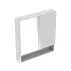 Dulap cu oglinda suspendat Geberit Selnova Square alb 2 usi 59 cm picture - 1