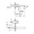Baterie lavoar incastrata Grohe Eurosmart Cosmopolitan crom lucios picture - 2