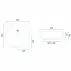 Lavoar pe blat Rea Elma 45 cm picture - 6