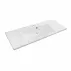 Set dulap suspendat si lavoar compozit Oristo Horyzont mdf alb 120 cm picture - 4