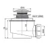 Sifon cadita click/clack, cromat DN50 A465 Alca picture - 2