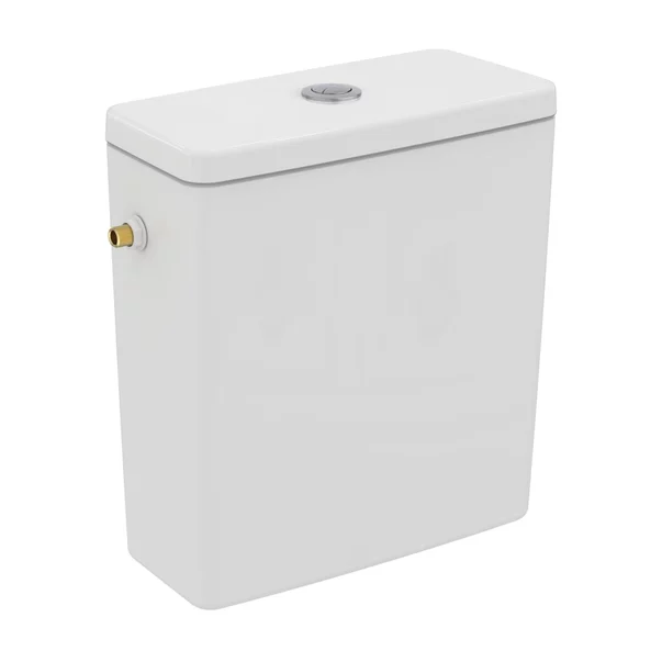 Rezervor pe vas WC Ideal Standard I.life B cu alimentare laterala alb lucios