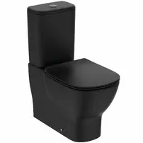 Rezervor pe vas wc Ideal Standard Tesi negru mat cu alimentare inferioara picture - 3