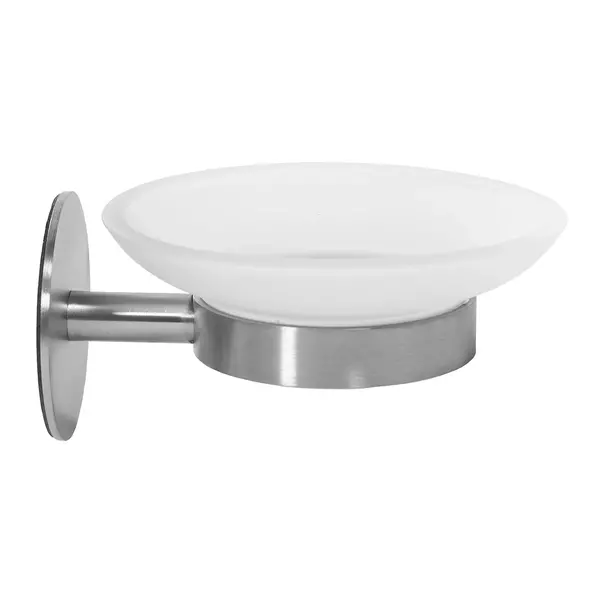 Savoniera Rea design rotund si finisaj nichel - sticla mata picture - 3