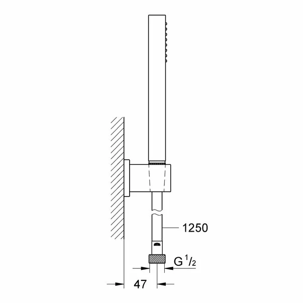 Set de dus Grohe Euphoria Cube Stick cu porter picture - 2