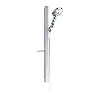 Set de dus Hansgrohe Raindance Select S 120 crom cu bara si etajera