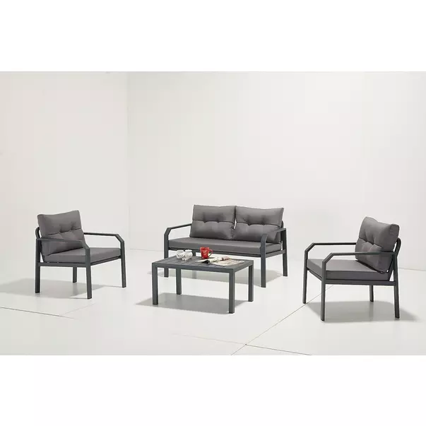 Set de gradina Asir Arya 4 piese antracit