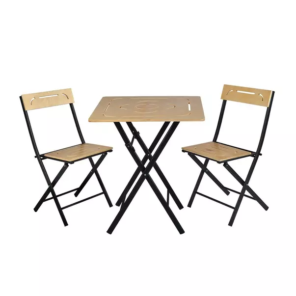 Set de gradina Asir Bistro 3 piese negru/crem picture - 15