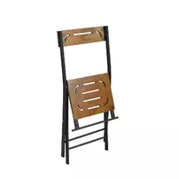Set de gradina Asir Bistro 3 piese negru/maro picture - 8
