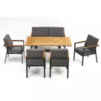 Set de gradina Asir Daisy 6 piese antracit picture - 6