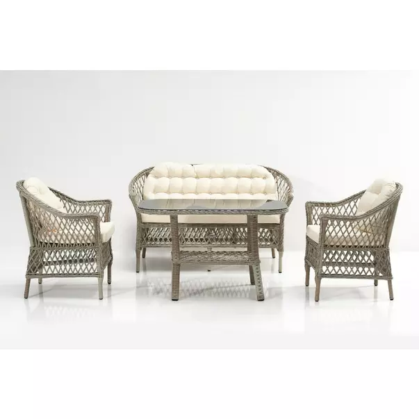 Set de gradina Asir Dove 4 piese crem picture - 8