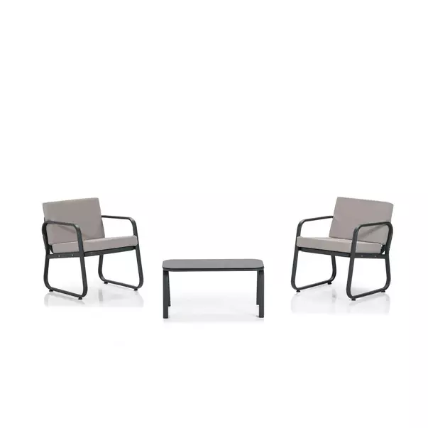 Set de gradina Asir Ferni 4 piese bej/gri picture - 10