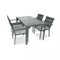 Set de gradina Asir Leros 5 piese gri picture - 3