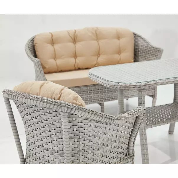 Set de gradina Asir Luna 4 piese bej/gri picture - 19