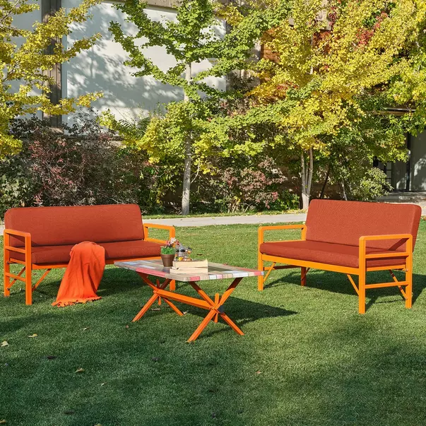 Set de gradina Asir Pandora 3 piese portocaliu/rosu picture - 8