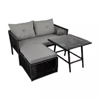 Set de gradina Asir Shangai gri 3 piese picture - 8