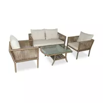 Set de gradina Asir Shangai maro inchis 4 piese picture - 5