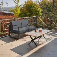 Set de gradina Asir Solaris 4 piese antracit picture - 11