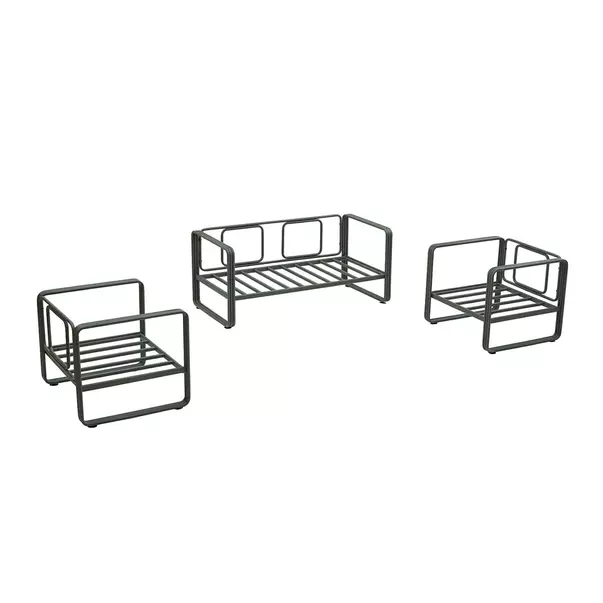 Set de gradina Asir Solaris 4 piese antracit picture - 13