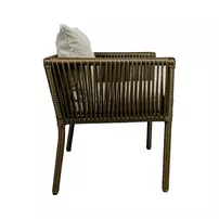 Set de gradina Asir Vera 7 piese maro/alb picture - 2