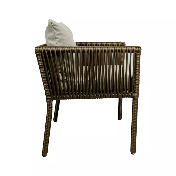 Set de gradina Asir Vera 7 piese maro/alb picture - 2