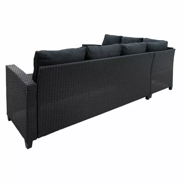 Set de gradina Pakoworld Merano 3 piese metal negru picture - 4