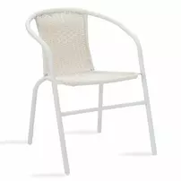 Set de gradina Pakoworld Valor-Obbi 7 piese metal alb picture - 3