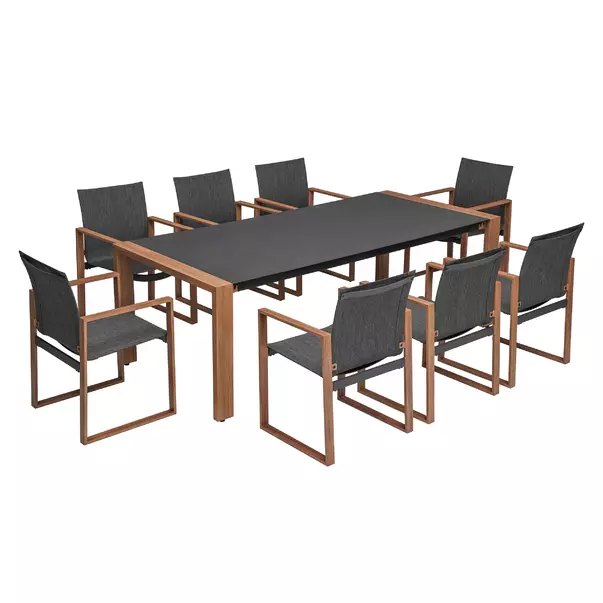 Set mobilier de gradina Mirpol Duisburg negru picture - 2