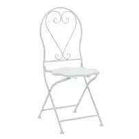 Set pentru gradina Pakoworld Grid 3 piese alb metal