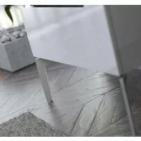 Set picioare pentru mobilier Oristo alb mat 33 cm picture - 3
