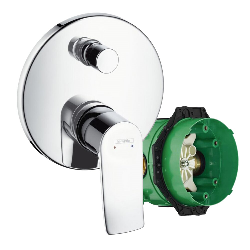 Set promo baterie dus incastrata Hansgrohe Metris pentru 2 consumatori + iBox