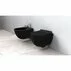 Set vas wc negru mat suspendat capac slim softclose si bideu Rea Carlo Mini picture - 4