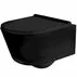 Set vas wc negru suspendat Rea Porter rimless capac slim softclose picture - 1