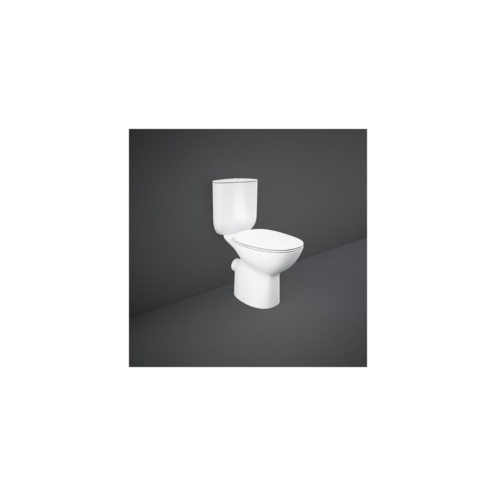 Set vas wc pe pardoseala cu rezervor si capac softclose Rimless Rak Ceramics Morning neakaisa.ro imagine 2022
