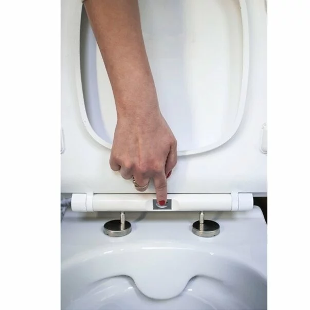 Set vas WC pe pardoseala Cersanit City New Clean On cu rezervor si capac inchidere lenta picture - 5