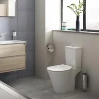 Set vas wc pe pardoseala cu rezervor si capac softclose Ideal Standard Connect Air Rimless
