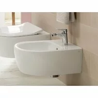Set vas wc si bideu suspendat Villeroy&Boch Avento Direct Flush cu capac slim soft close