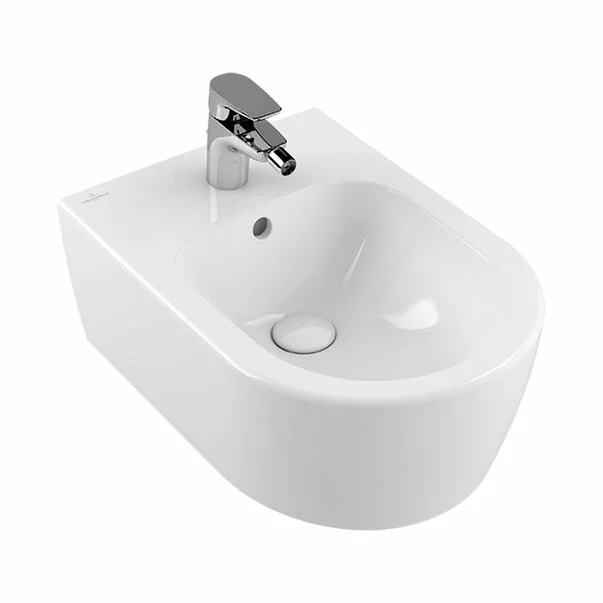 Set vas wc si bideu suspendat Villeroy&Boch Avento Direct Flush cu capac slim soft close picture - 7