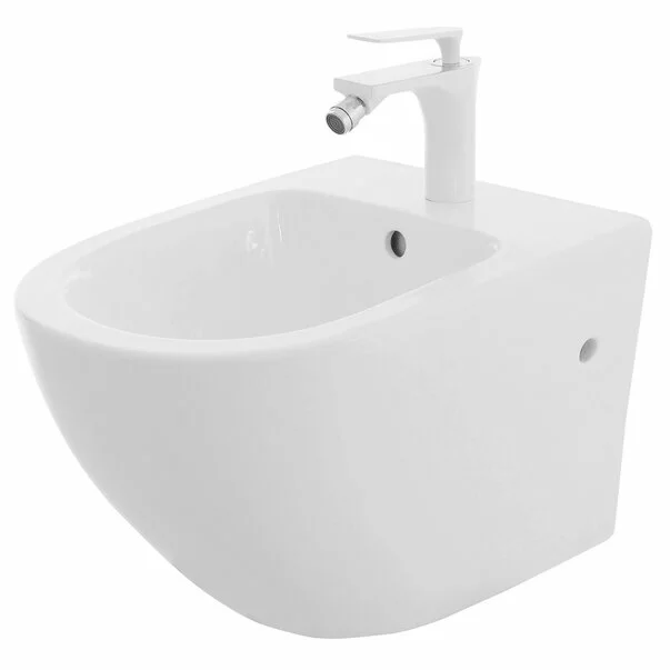 Set vas wc suspendat cu capac slim sofclose si bideu Rea Carlo Mini N rimless picture - 9