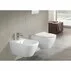 Set vas wc cu bideu suspendat Villeroy&Boch Subway 2.0 DirectFlush si capac slim soft close - 2