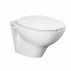 Set vas wc suspendat cu capac softclose si bideu Rak Ceramics Morning Rimless picture - 3