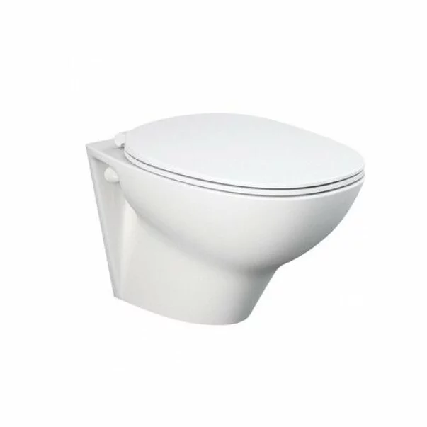 Set vas wc suspendat cu capac softclose si bideu Rak Ceramics Morning Rimless picture - 3