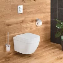 Set vas wc suspendat Grohe Euro Ceramic Compact Rimless Triple Vortex si capac softclose
