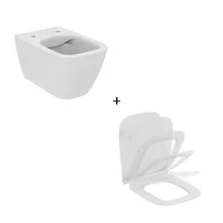 Set vas WC suspendat Ideal Standard I.life B alb si capac slim softclose