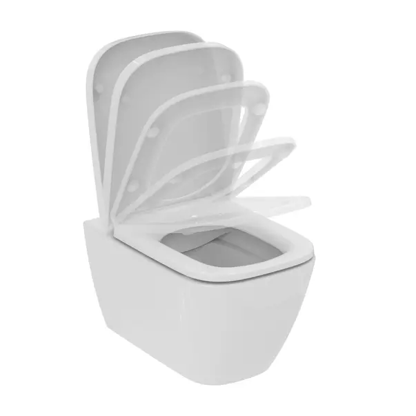 Set vas WC suspendat Ideal Standard I.Life B rimless alb si capac softclose picture - 1